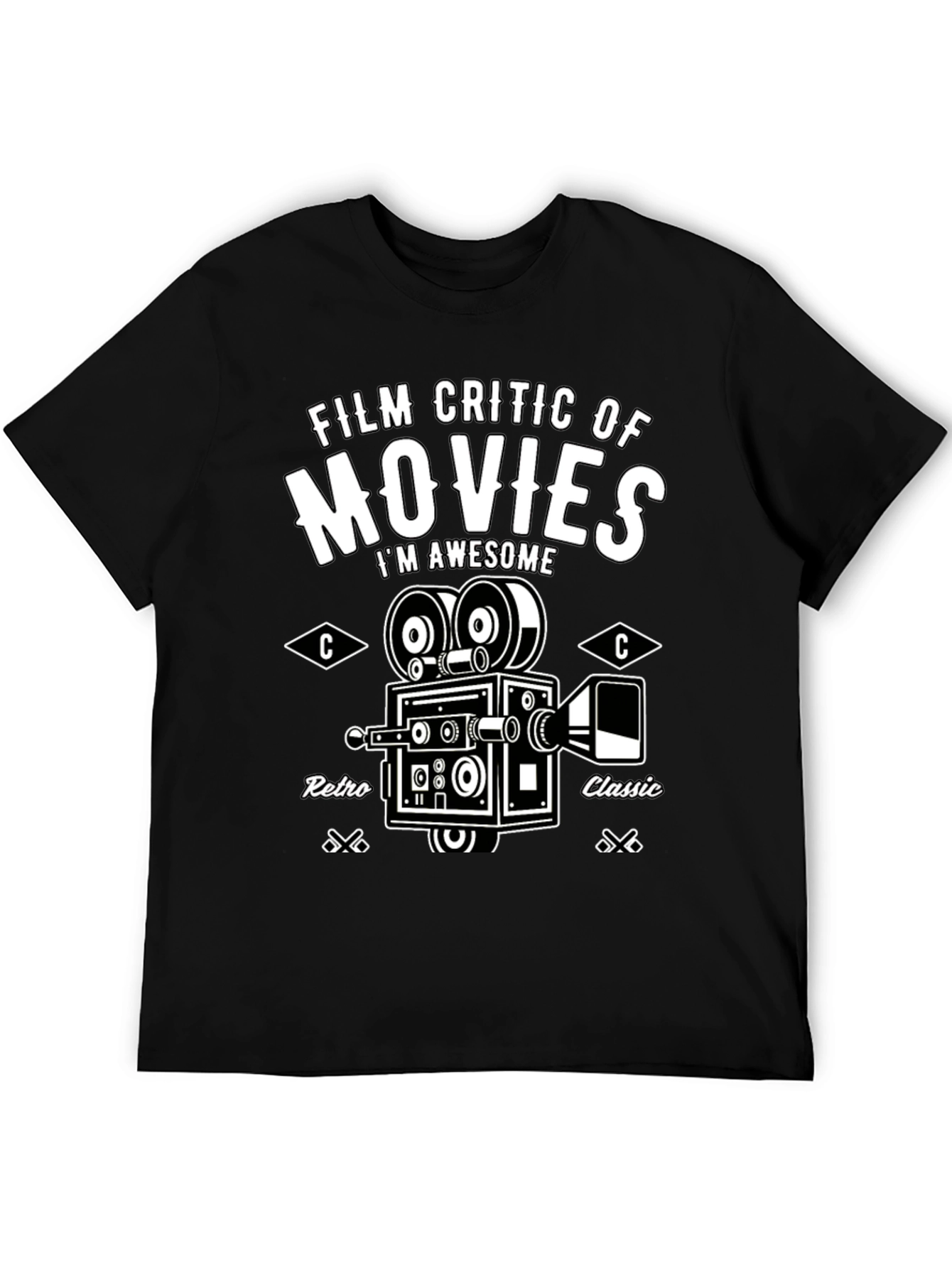 Film Critic Movie T-Shirt - Retro Classic Design