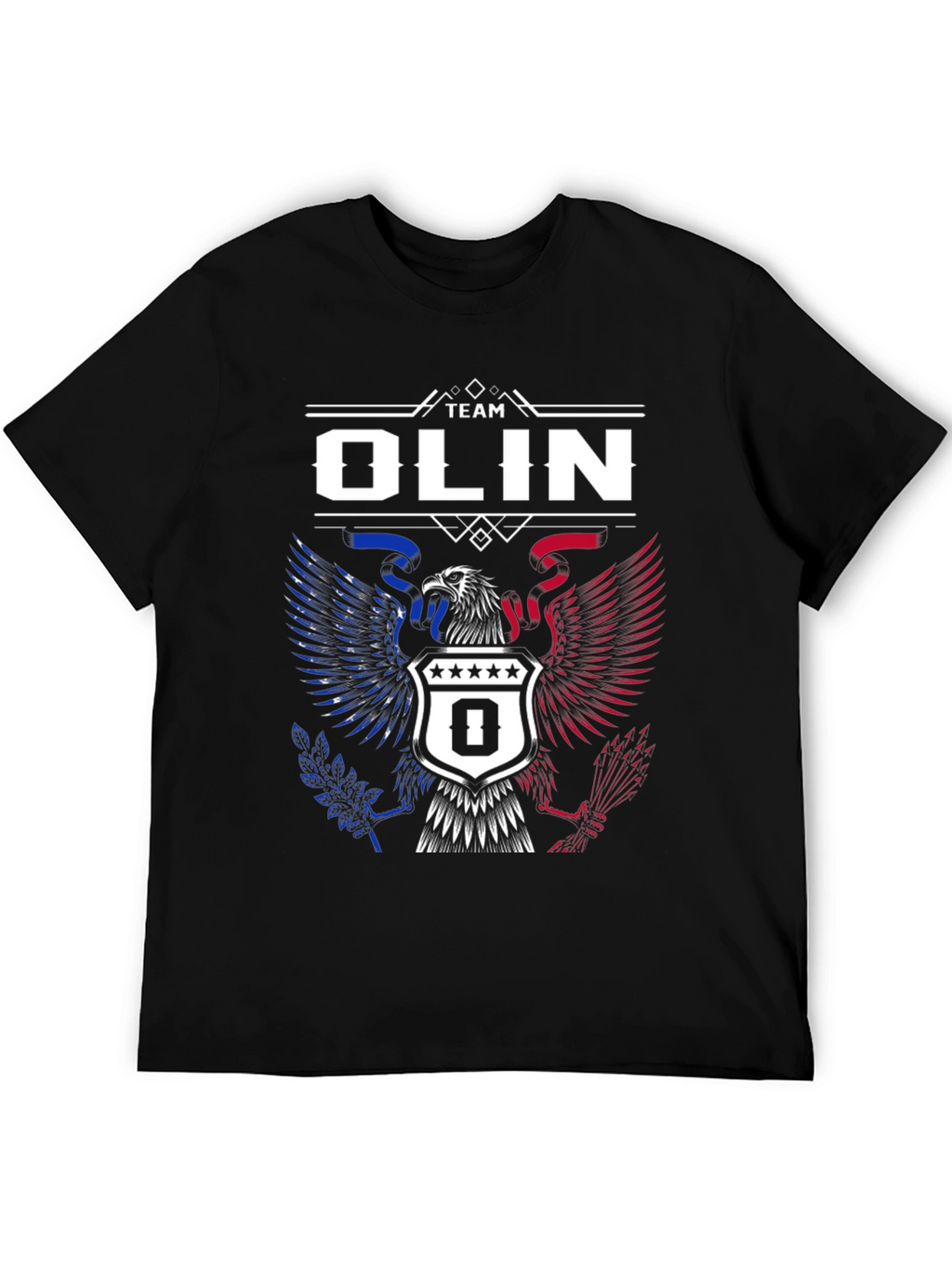 Team Olin Eagle Graphic T-Shirt - Patriotic Style