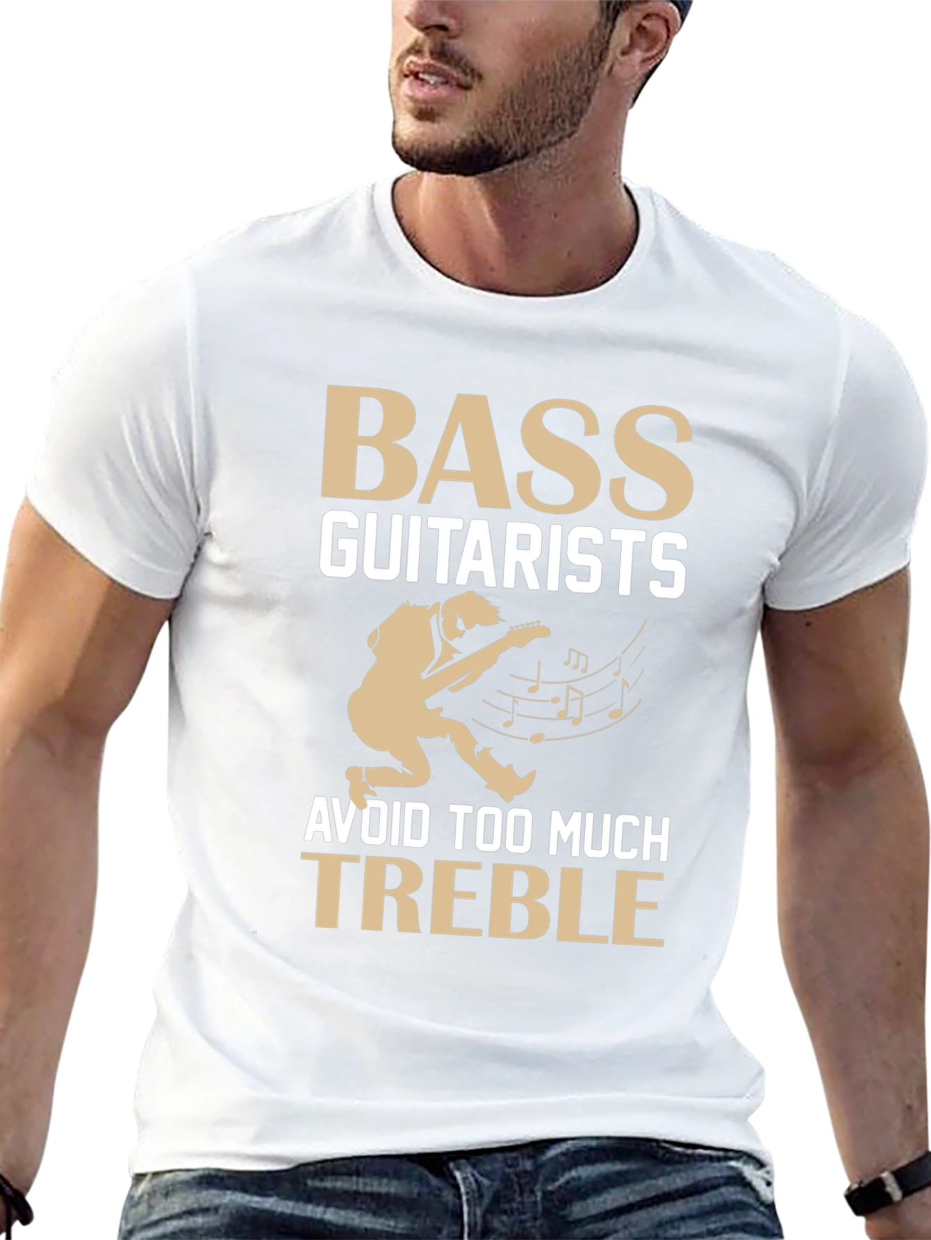 Bass Guitarists Avoid Treble T-Shirt