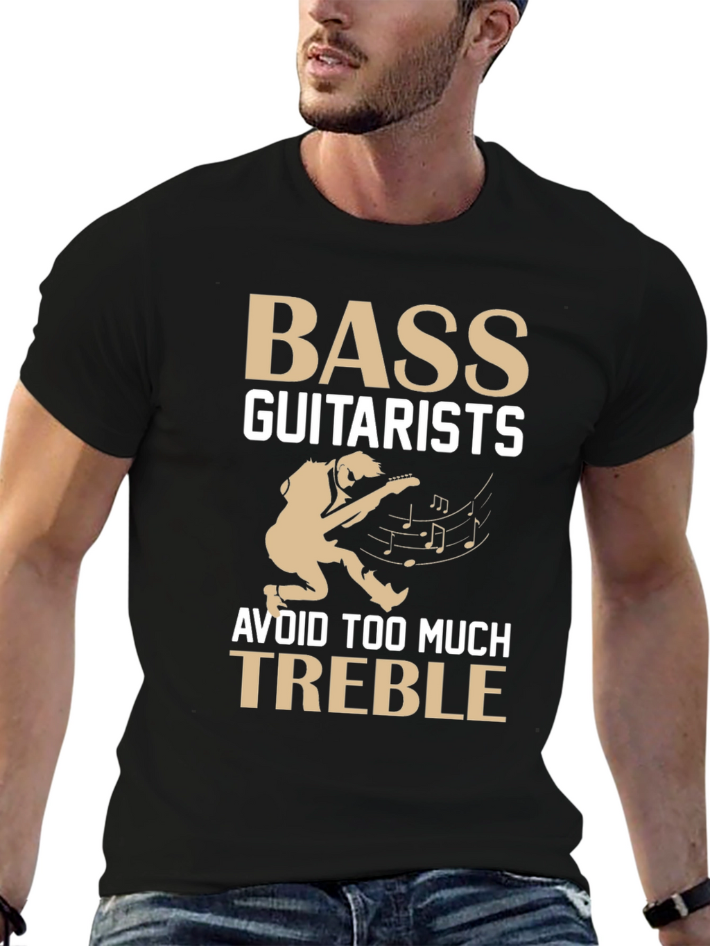 Bass Guitarists Avoid Treble T-Shirt