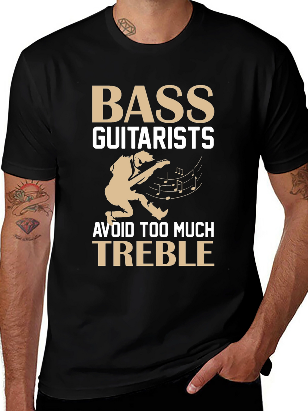 Bass Guitarists Avoid Treble T-Shirt