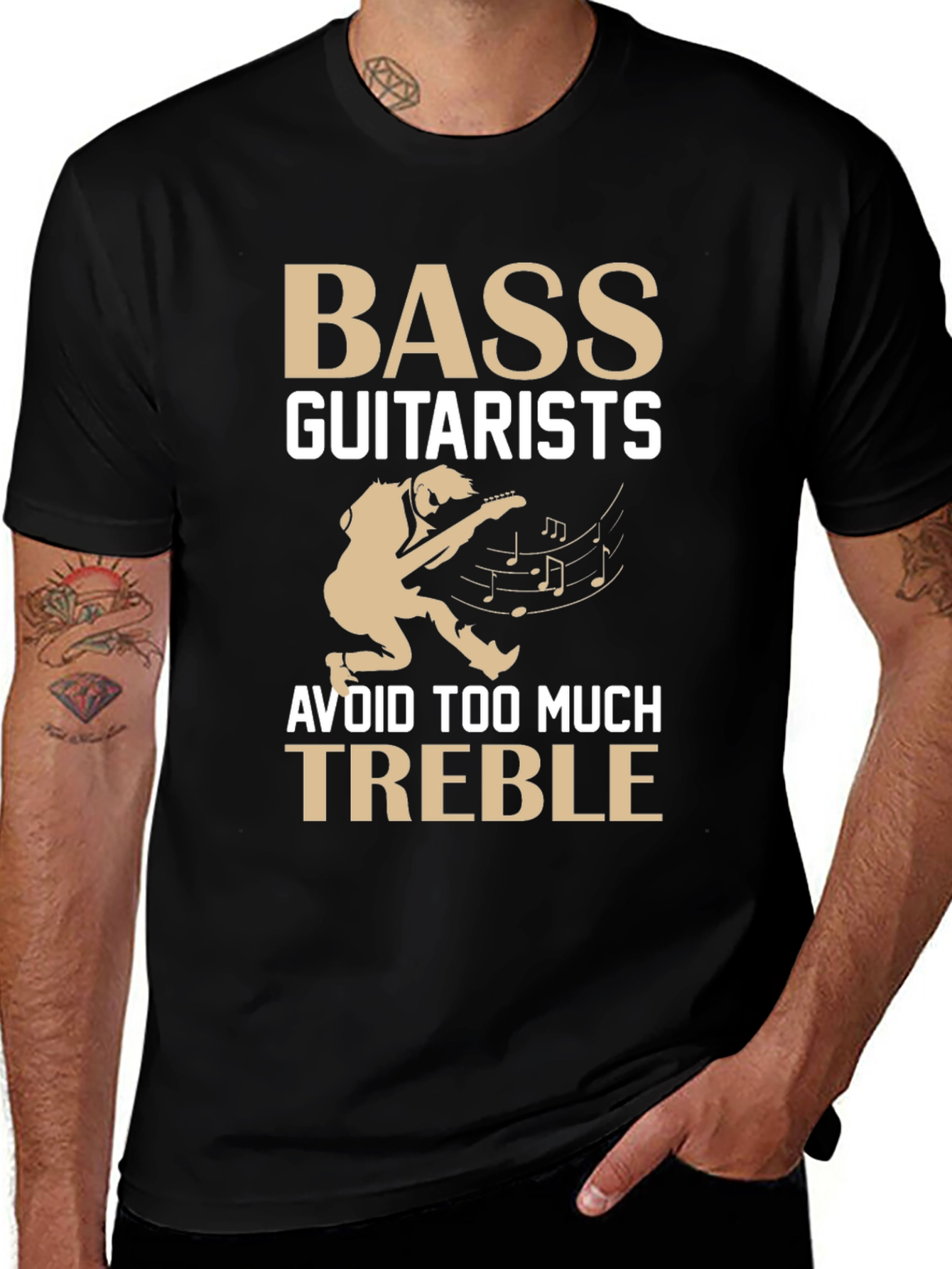Bass Guitarists Avoid Treble T-Shirt