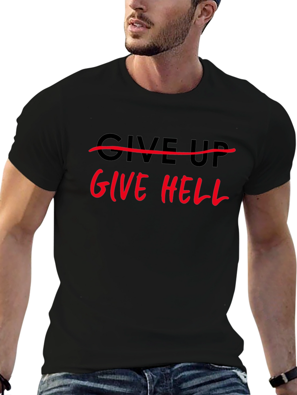 Give Hell Black T-Shirt