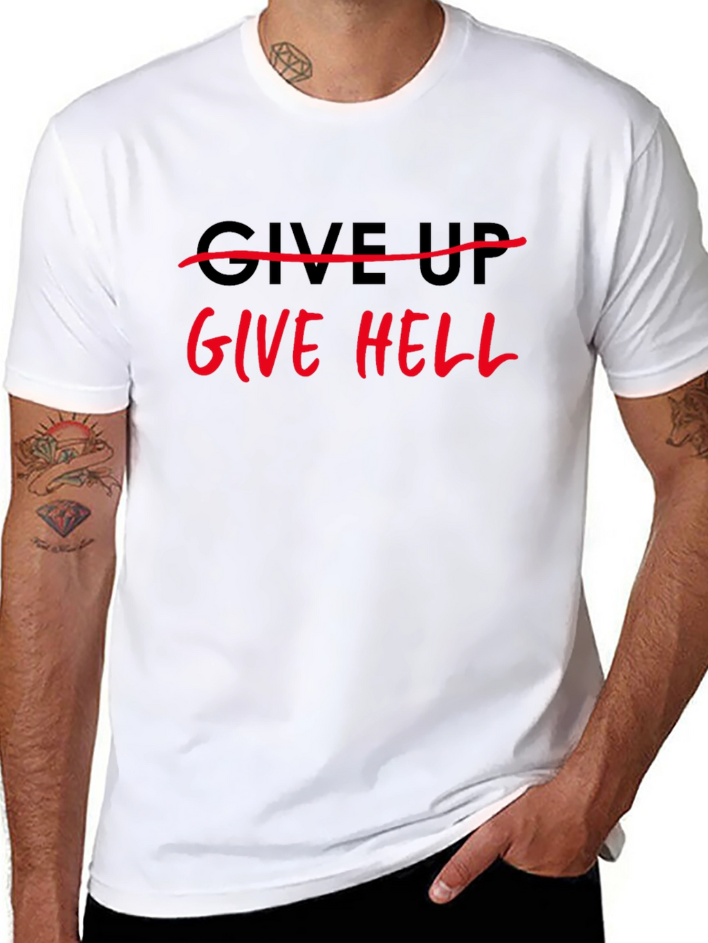 Give Hell Black T-Shirt