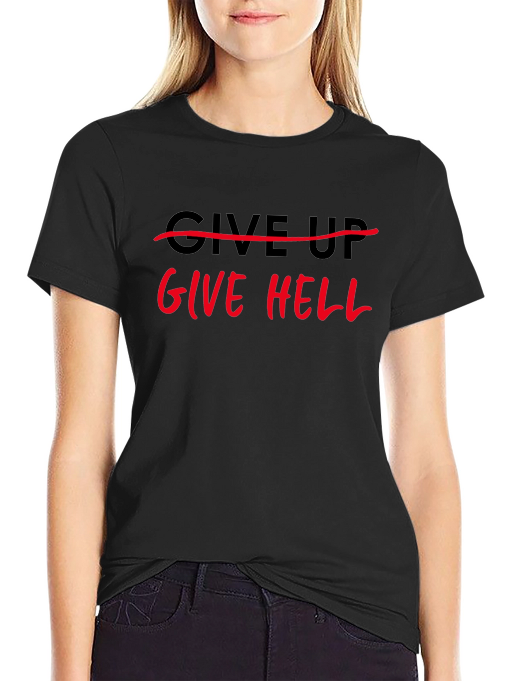 Give Hell Black T-Shirt