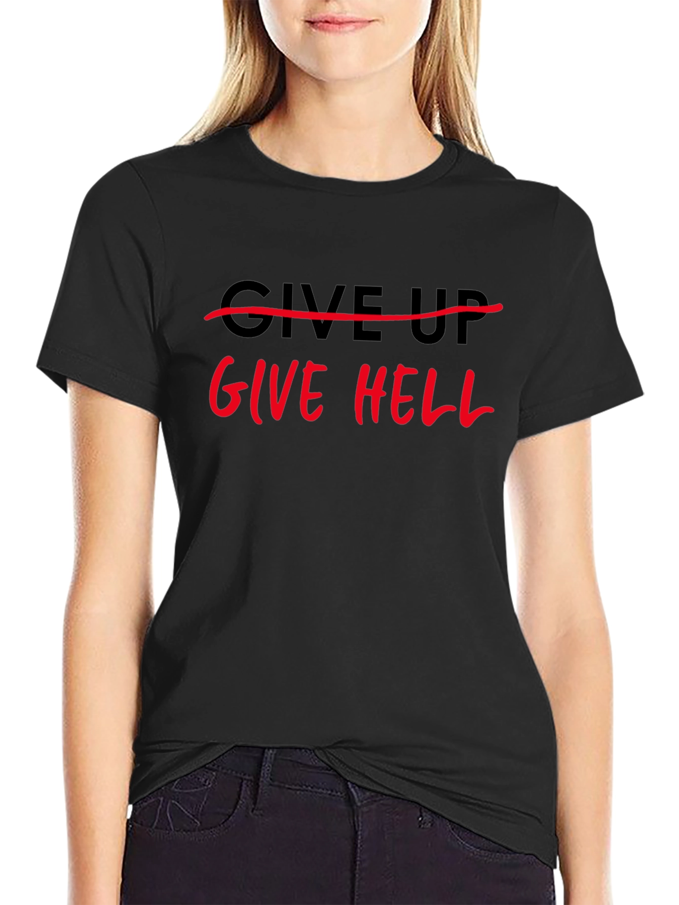 Give Hell Black T-Shirt