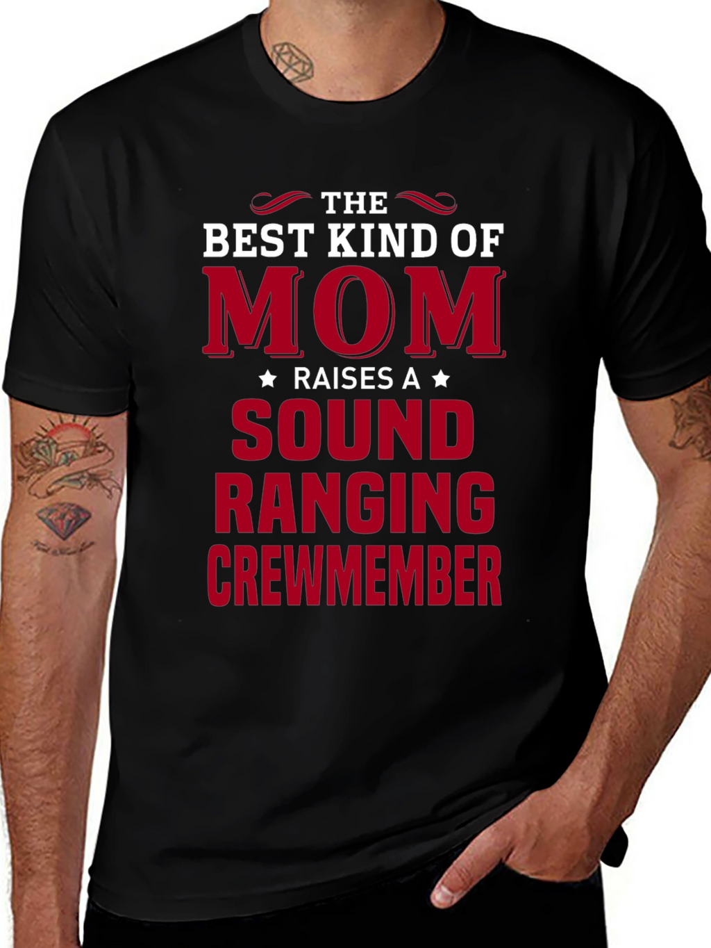 Sound Ranging Crewmember Mom T-Shirt