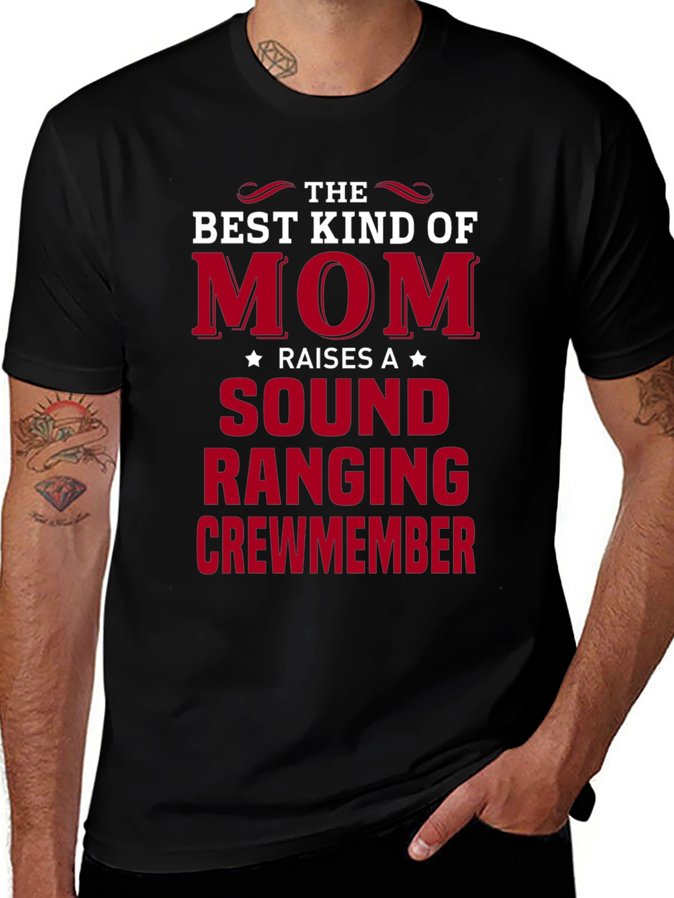 Sound Ranging Crewmember Mom T-Shirt
