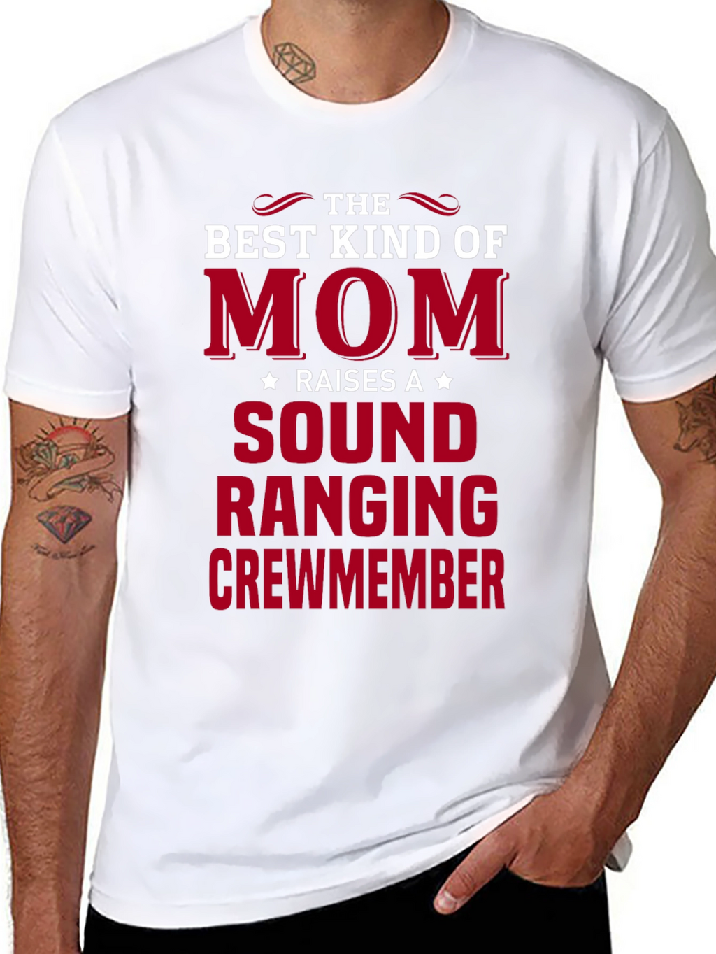 Sound Ranging Crewmember Mom T-Shirt