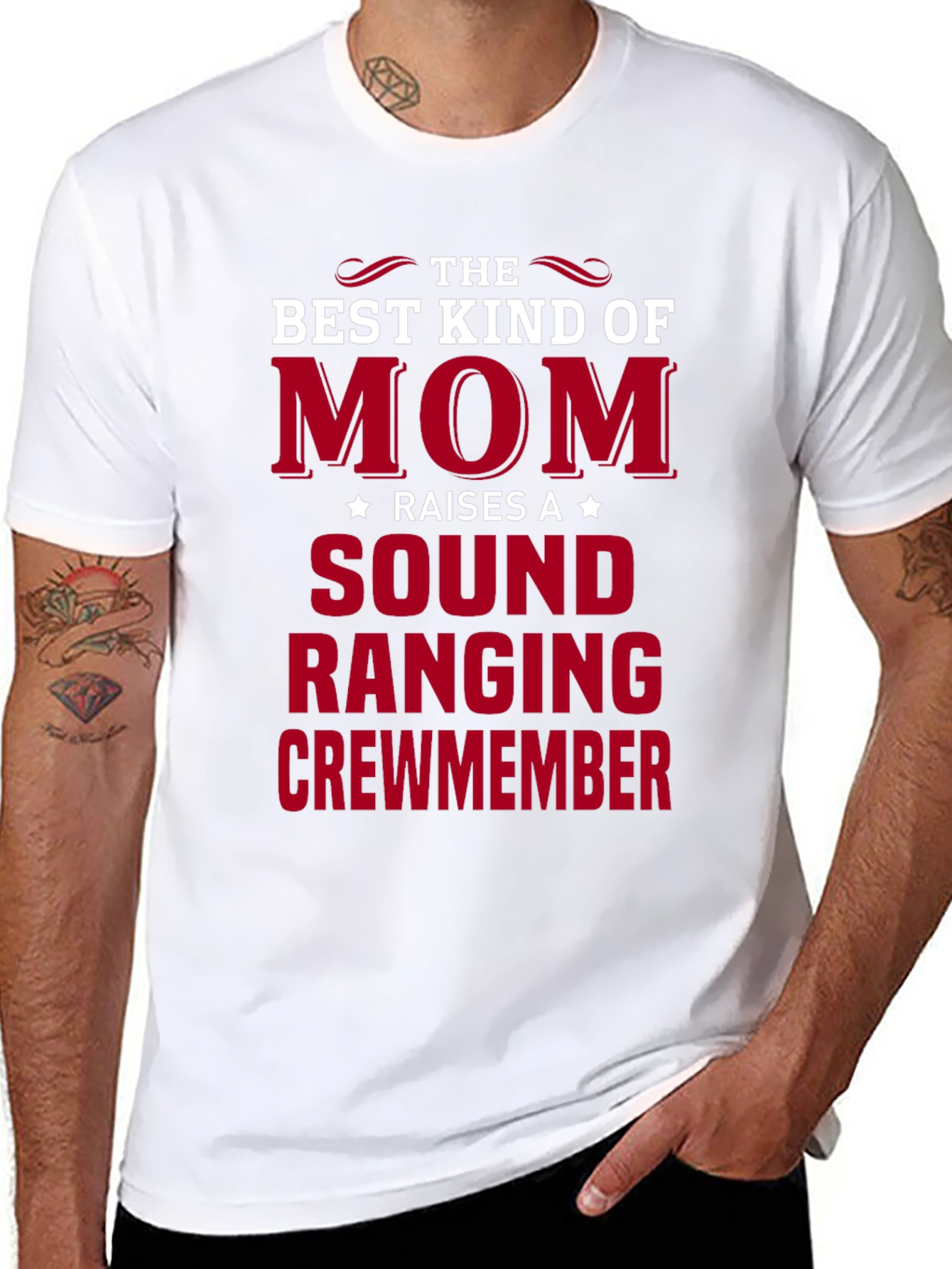 Sound Ranging Crewmember Mom T-Shirt