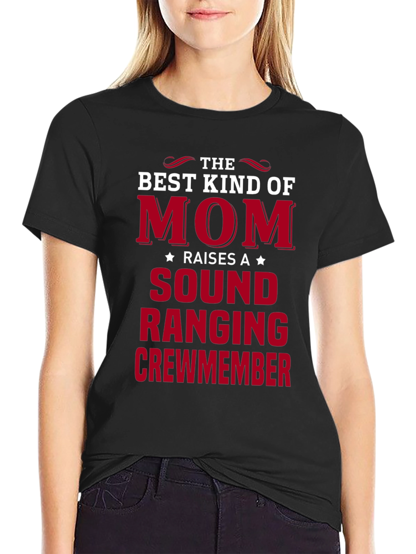 Sound Ranging Crewmember Mom T-Shirt