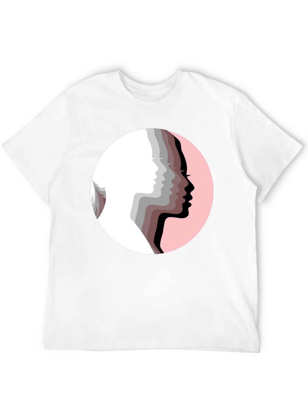 Silhouetted Faces Graphic Tee