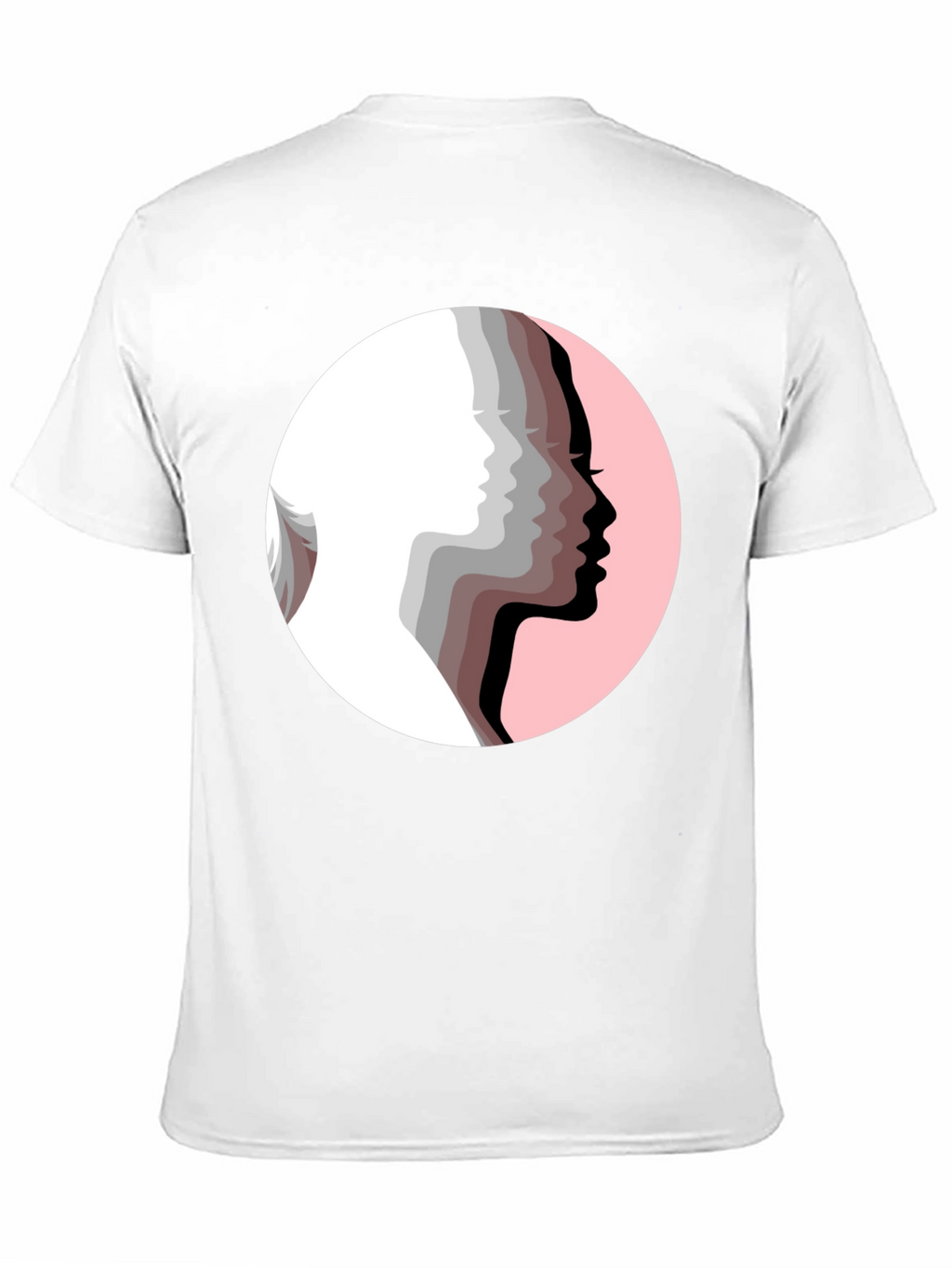 Silhouetted Faces Graphic Tee
