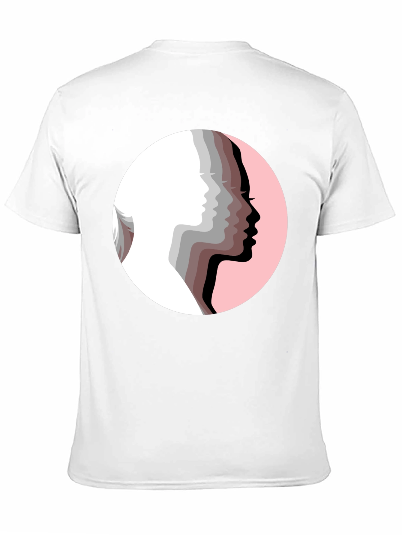 Silhouetted Faces Graphic Tee