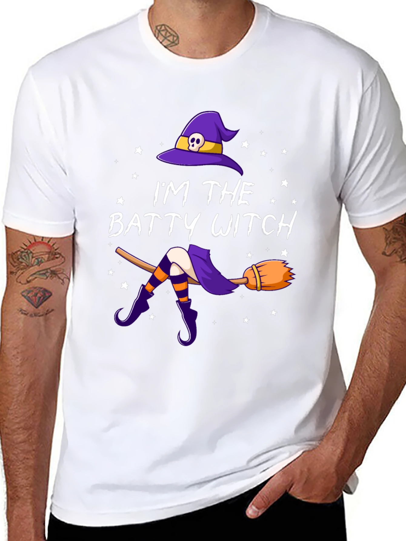 Batty Witch T-Shirt - Halloween Apparel