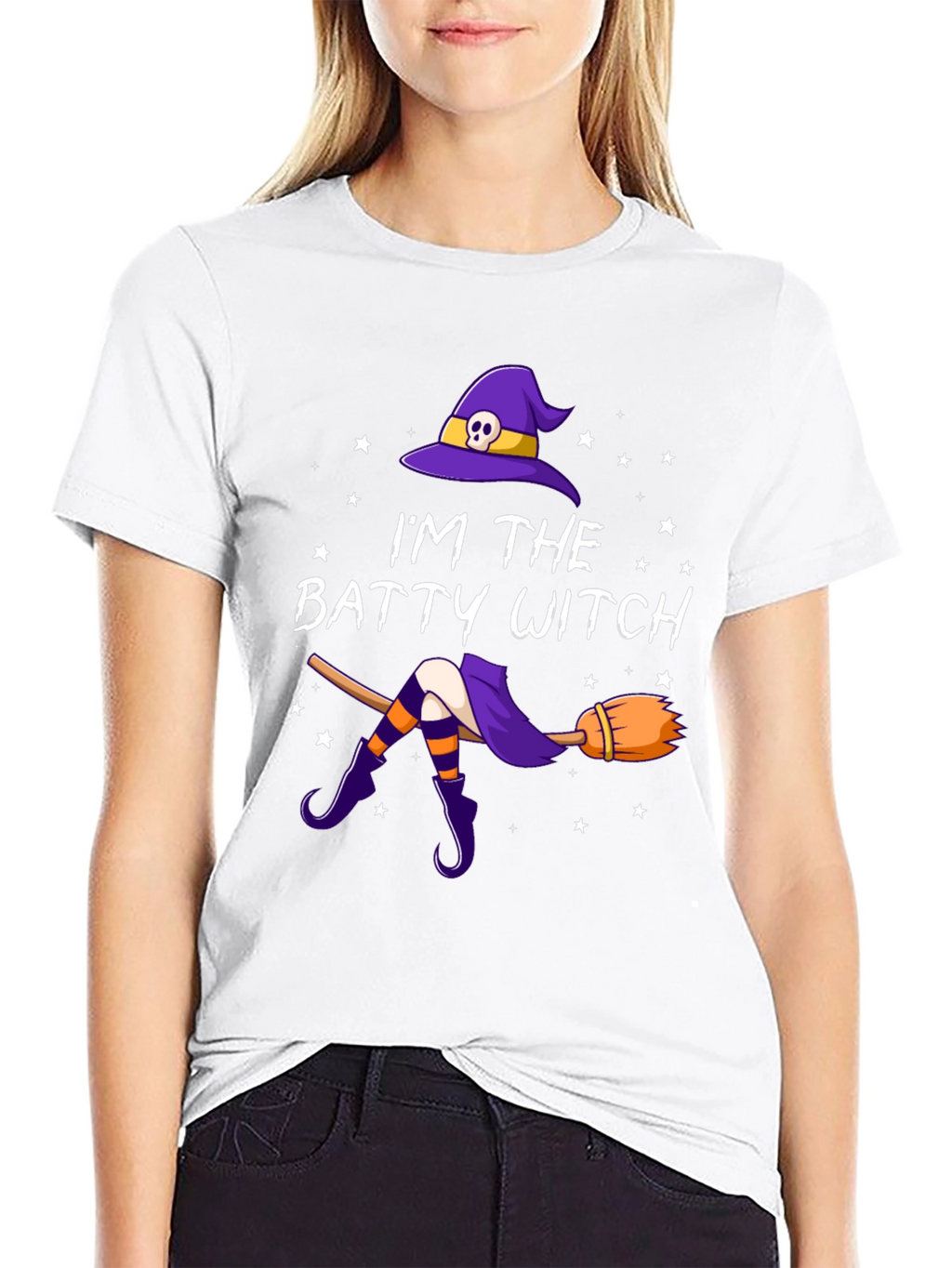 Batty Witch T-Shirt - Halloween Apparel