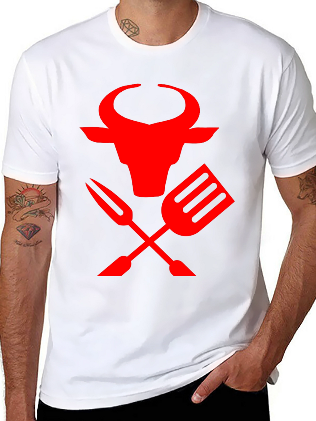 Bull BBQ T-Shirt - Grill Master Tee