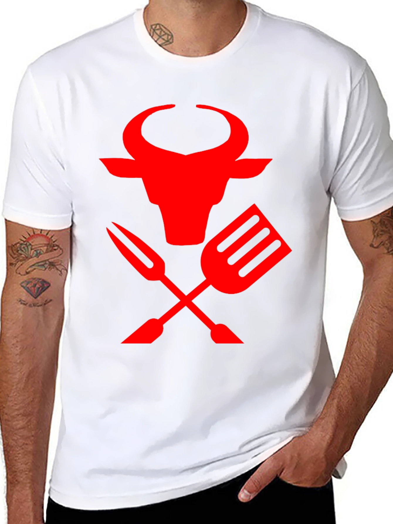 Bull BBQ T-Shirt - Grill Master Tee