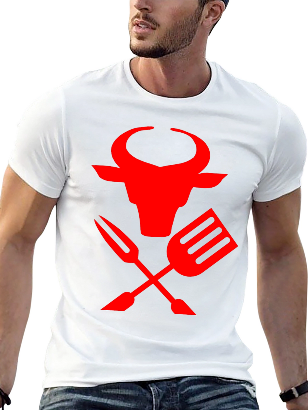 Bull BBQ T-Shirt - Grill Master Tee