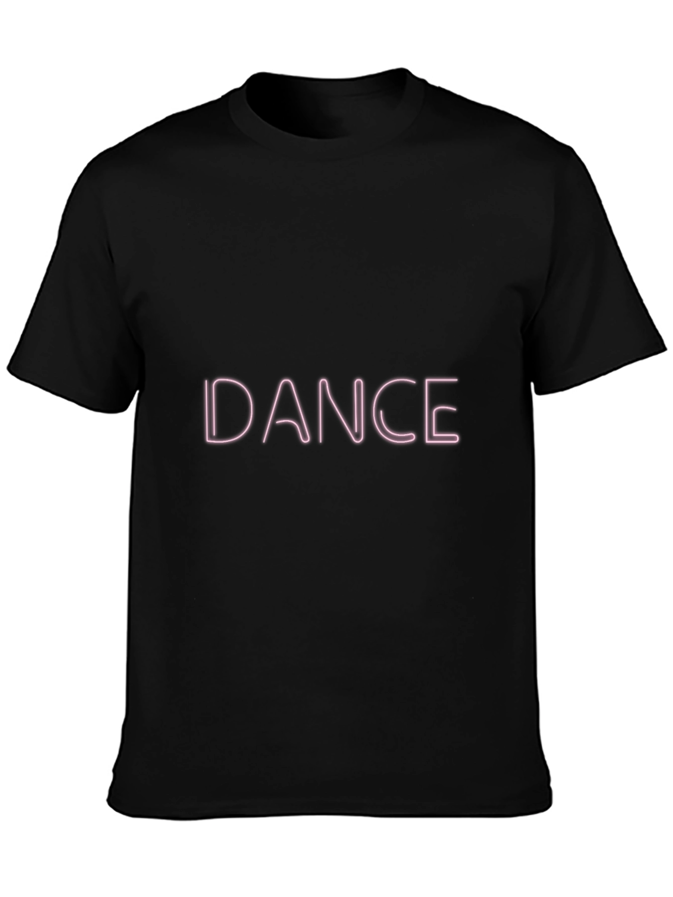 Dance Neon Graphic T-Shirt - Classic Black Tee