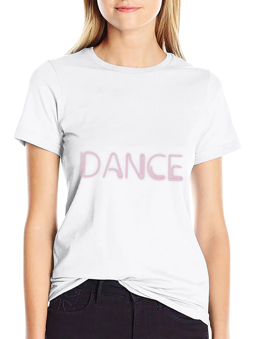 Dance Neon Graphic T-Shirt - Classic Black Tee
