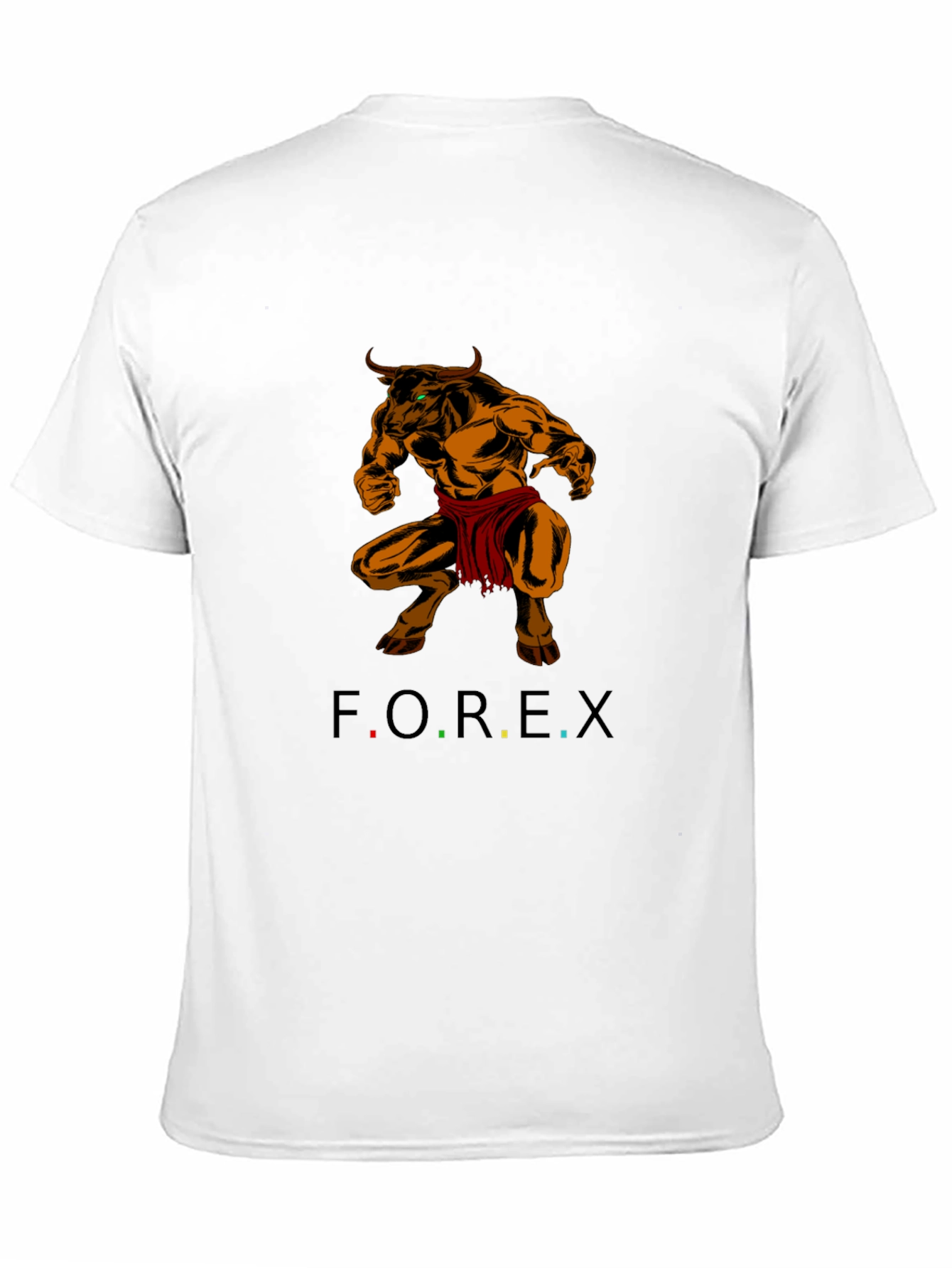 Forex Trading Bull T-Shirt - Black Cotton Tee