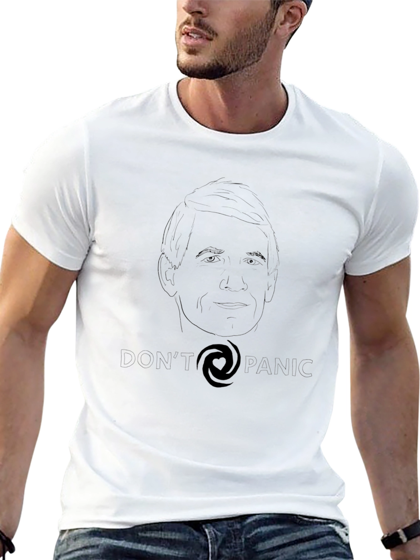 Dont Panic T-Shirt - Unique Design