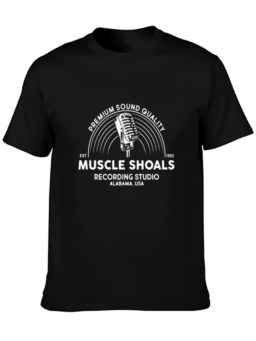 Muscle Shoals Recording Studio Black T-Shirt