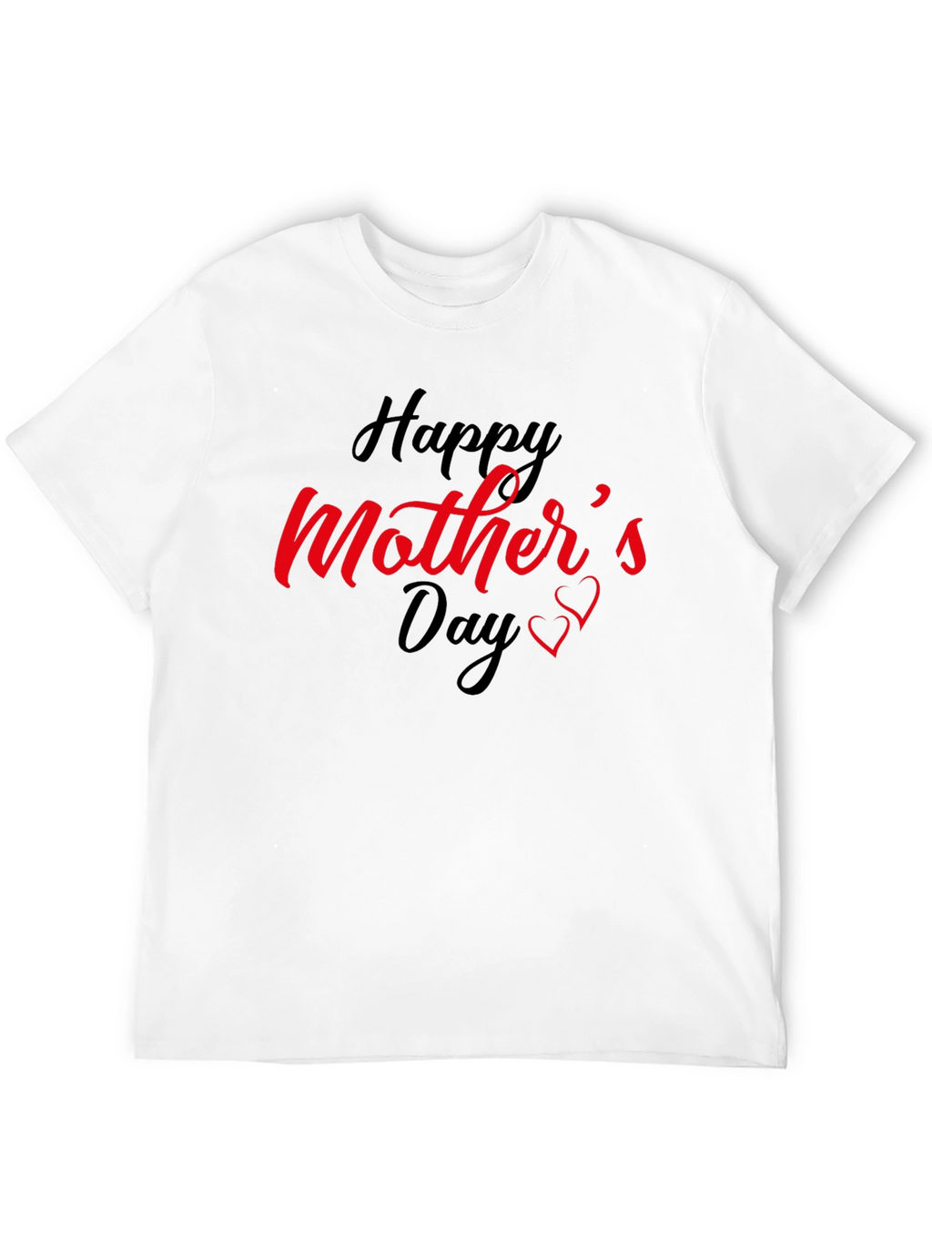 Happy Mothers Day Black T-Shirt