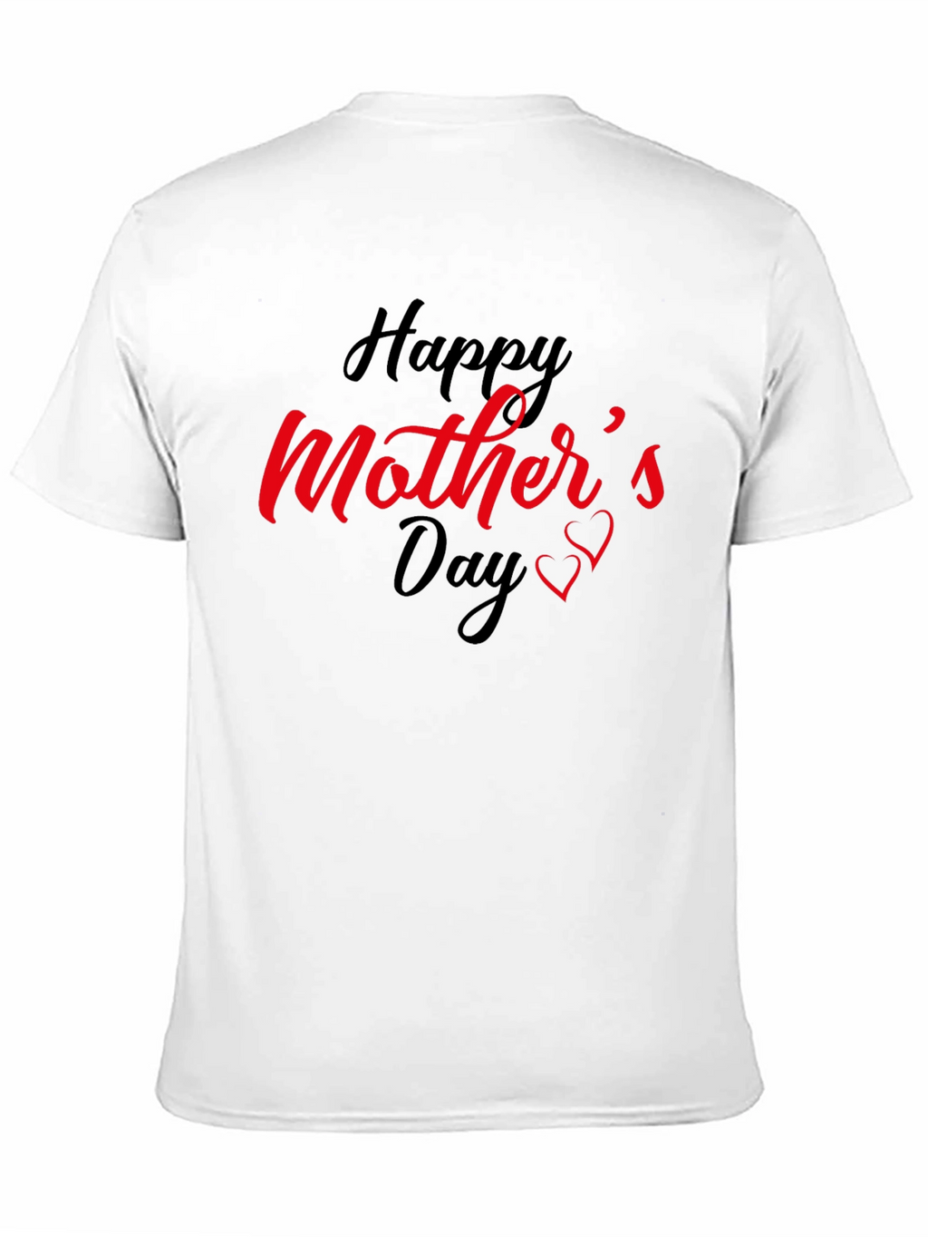 Happy Mothers Day Black T-Shirt