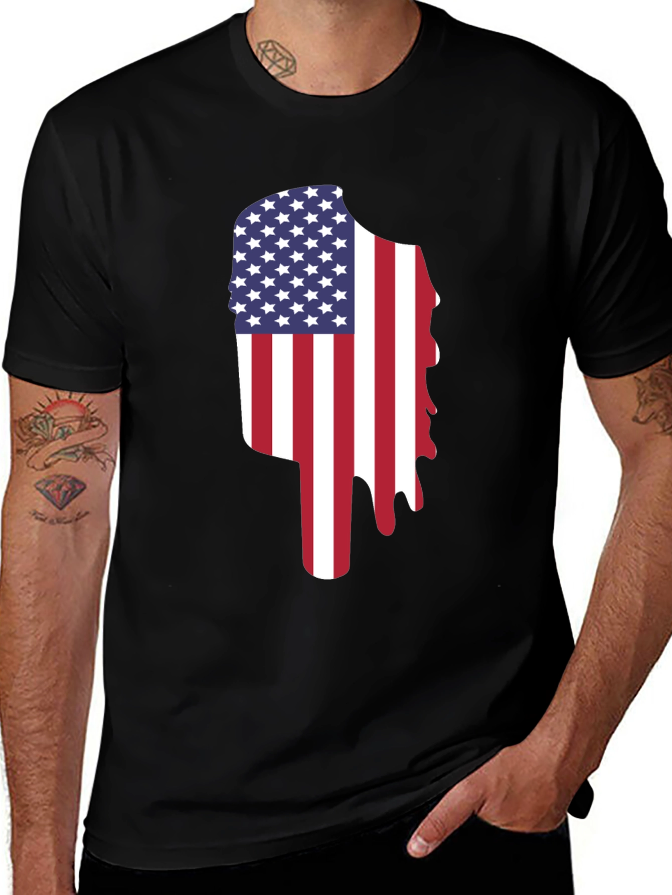 American Flag Popsicle Graphic Tee