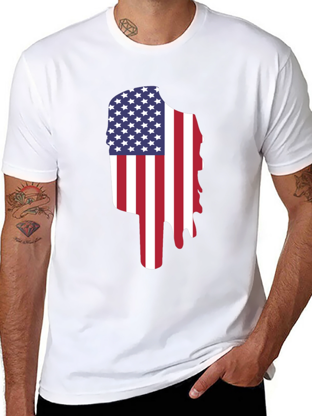 American Flag Popsicle Graphic Tee