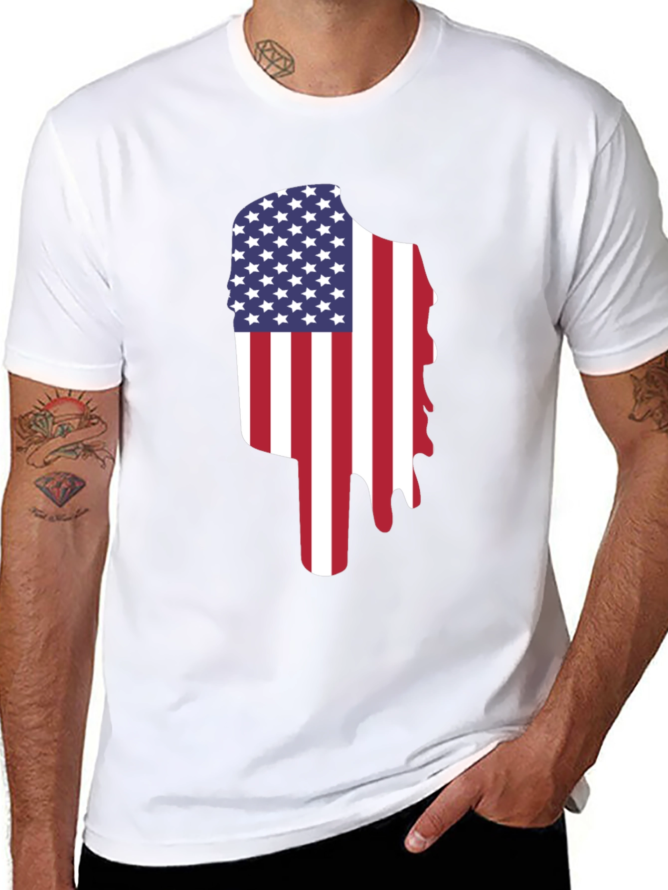 American Flag Popsicle Graphic Tee