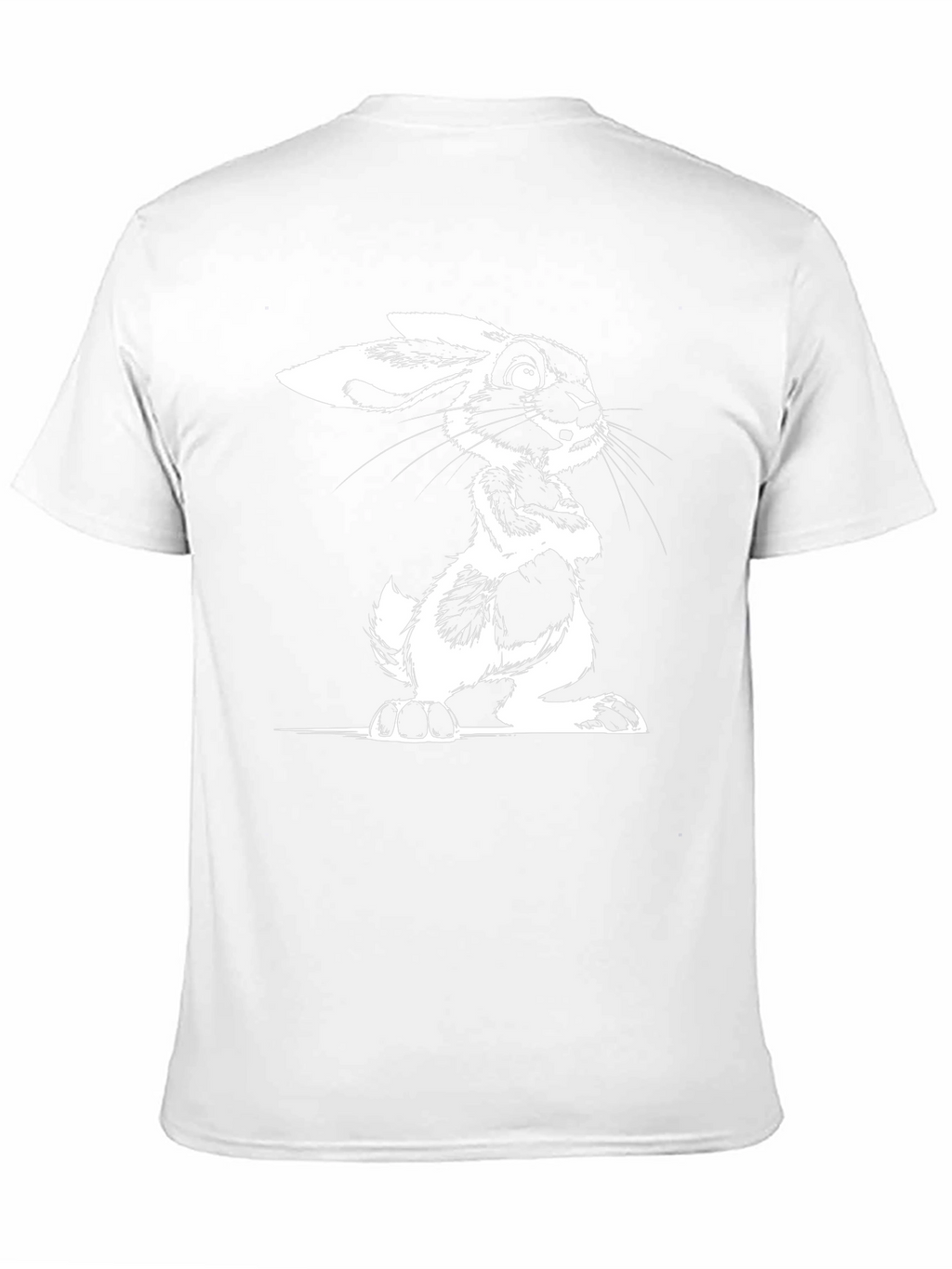Cool Rabbit Graphic Tee - Black Unisex T-Shirt