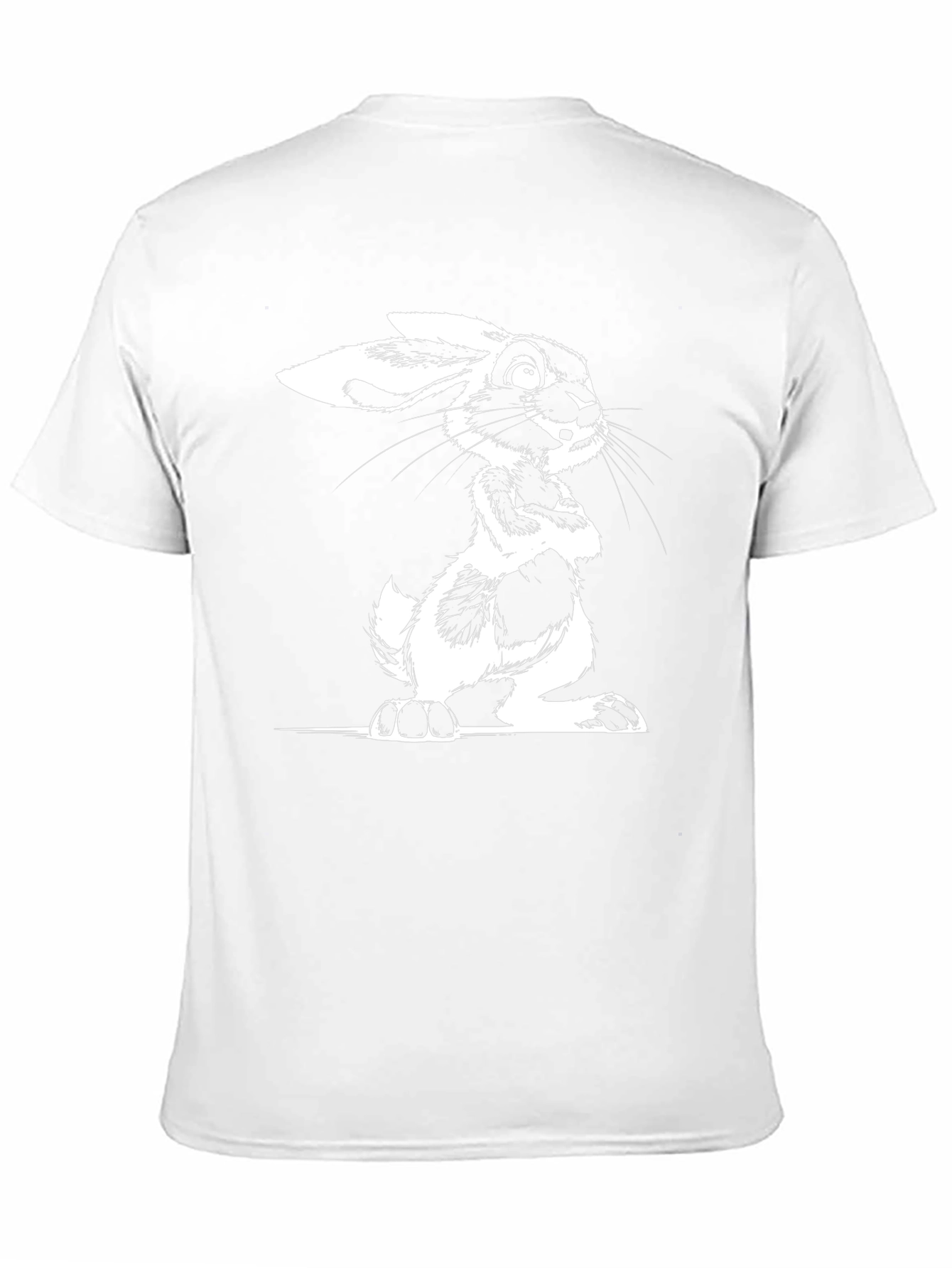 Cool Rabbit Graphic Tee - Black Unisex T-Shirt