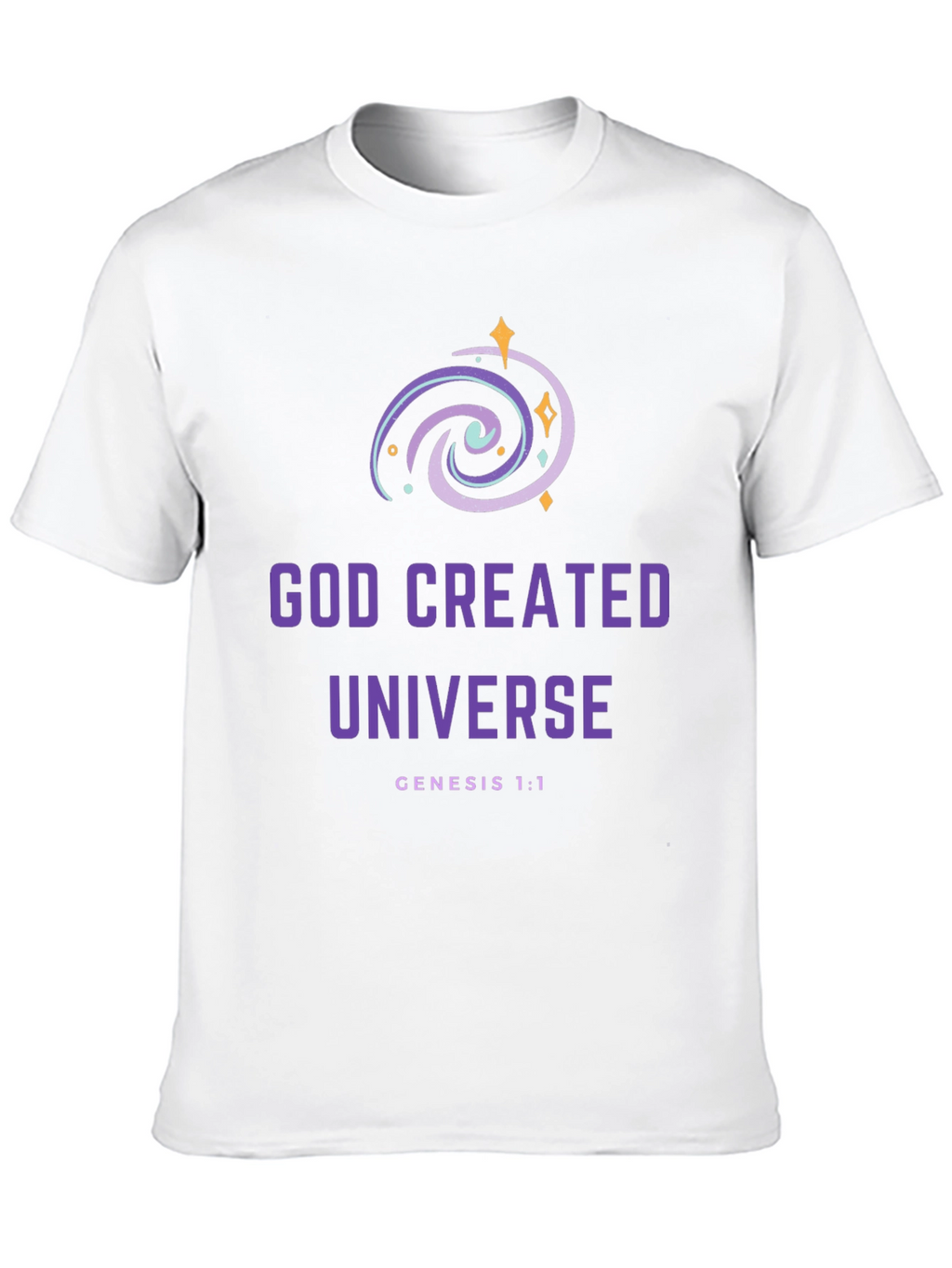 God Created Universe Graphic Tee