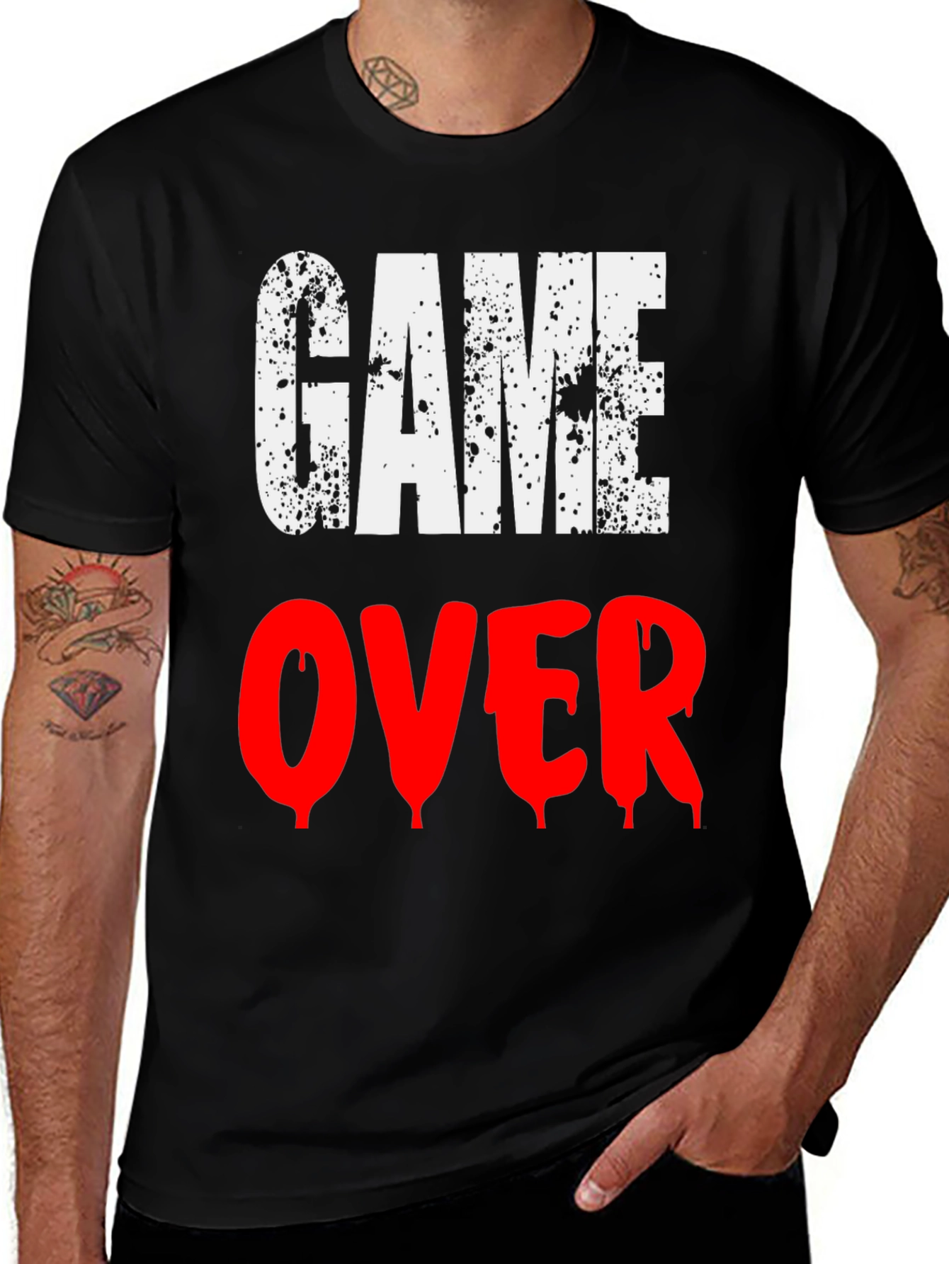 Game Over Graphic Tee - Gamer T-Shirt