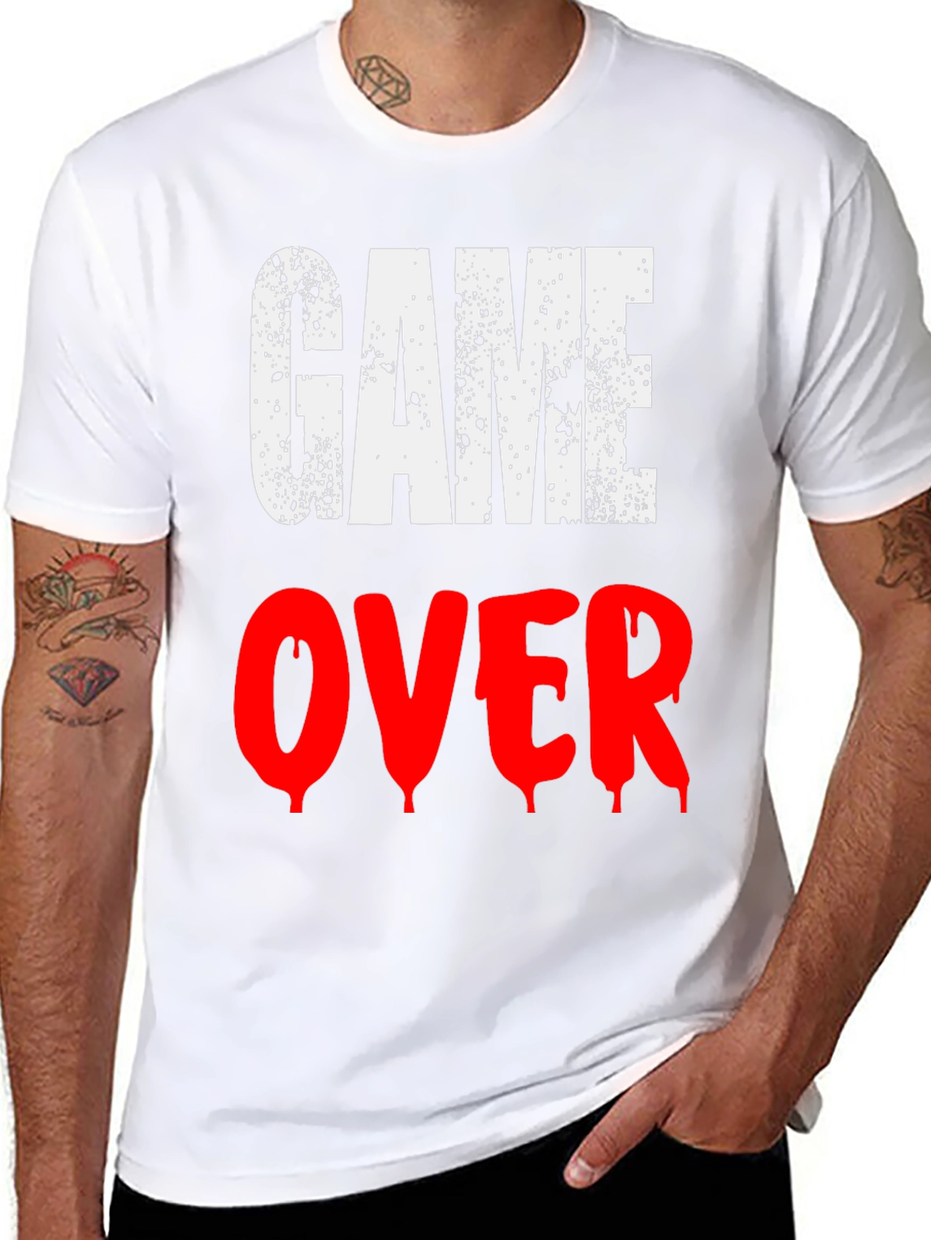 Game Over Graphic Tee - Gamer T-Shirt