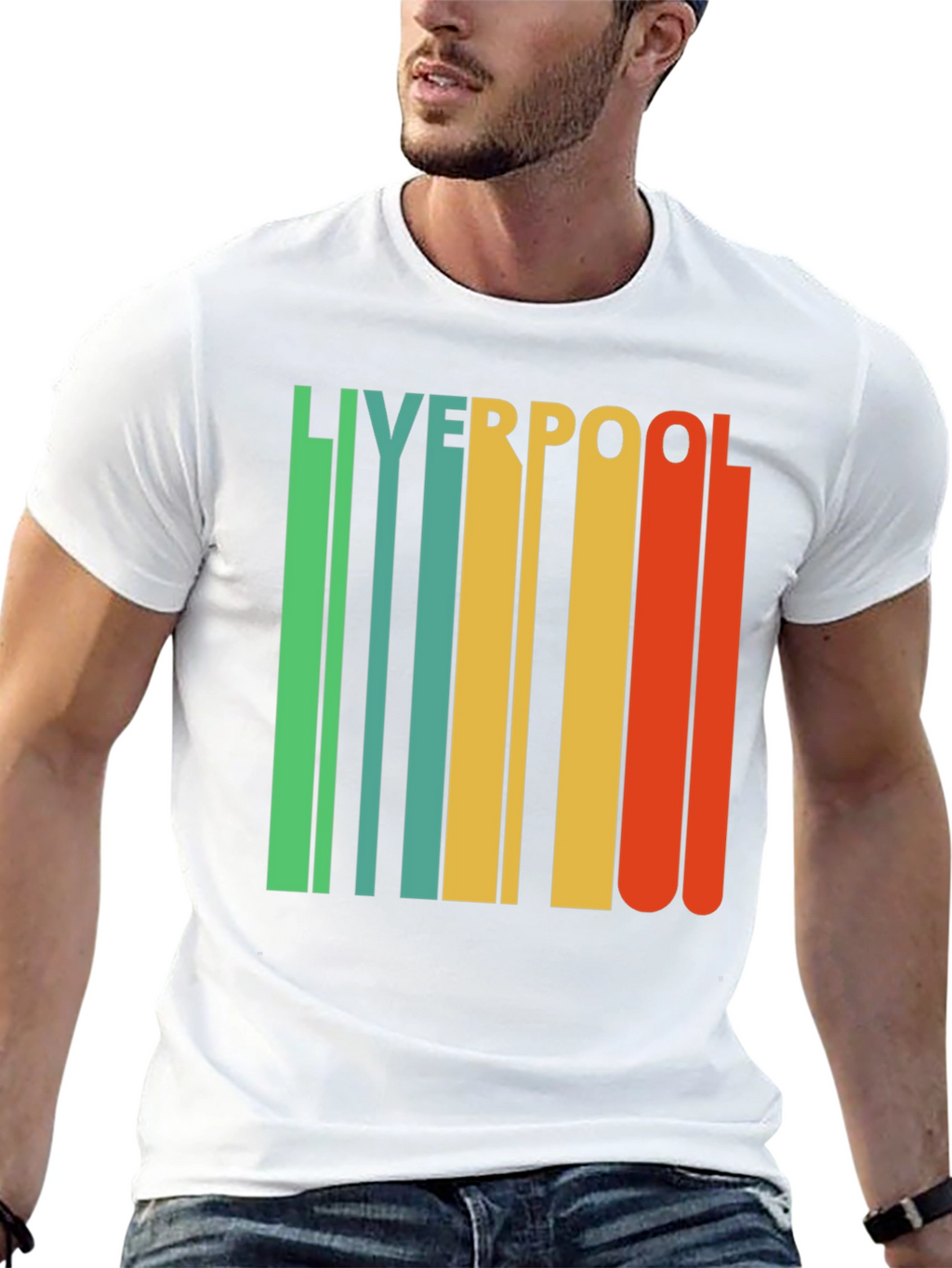 Liverpool Retro Style Graphic T-Shirt