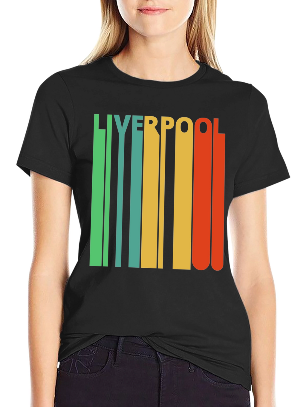 Liverpool Retro Style Graphic T-Shirt