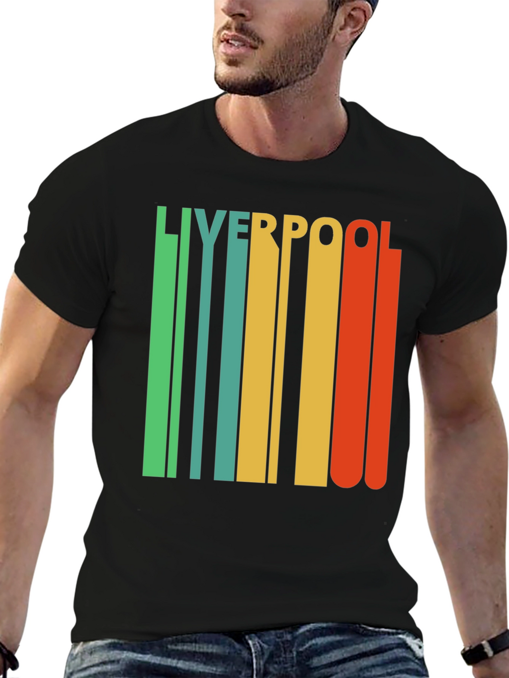Liverpool Retro Style Graphic T-Shirt