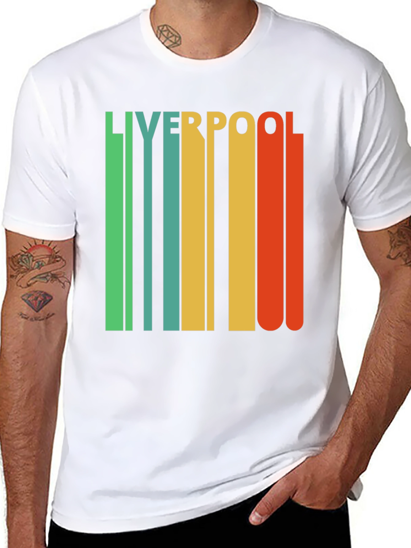 Liverpool Retro Style Graphic T-Shirt