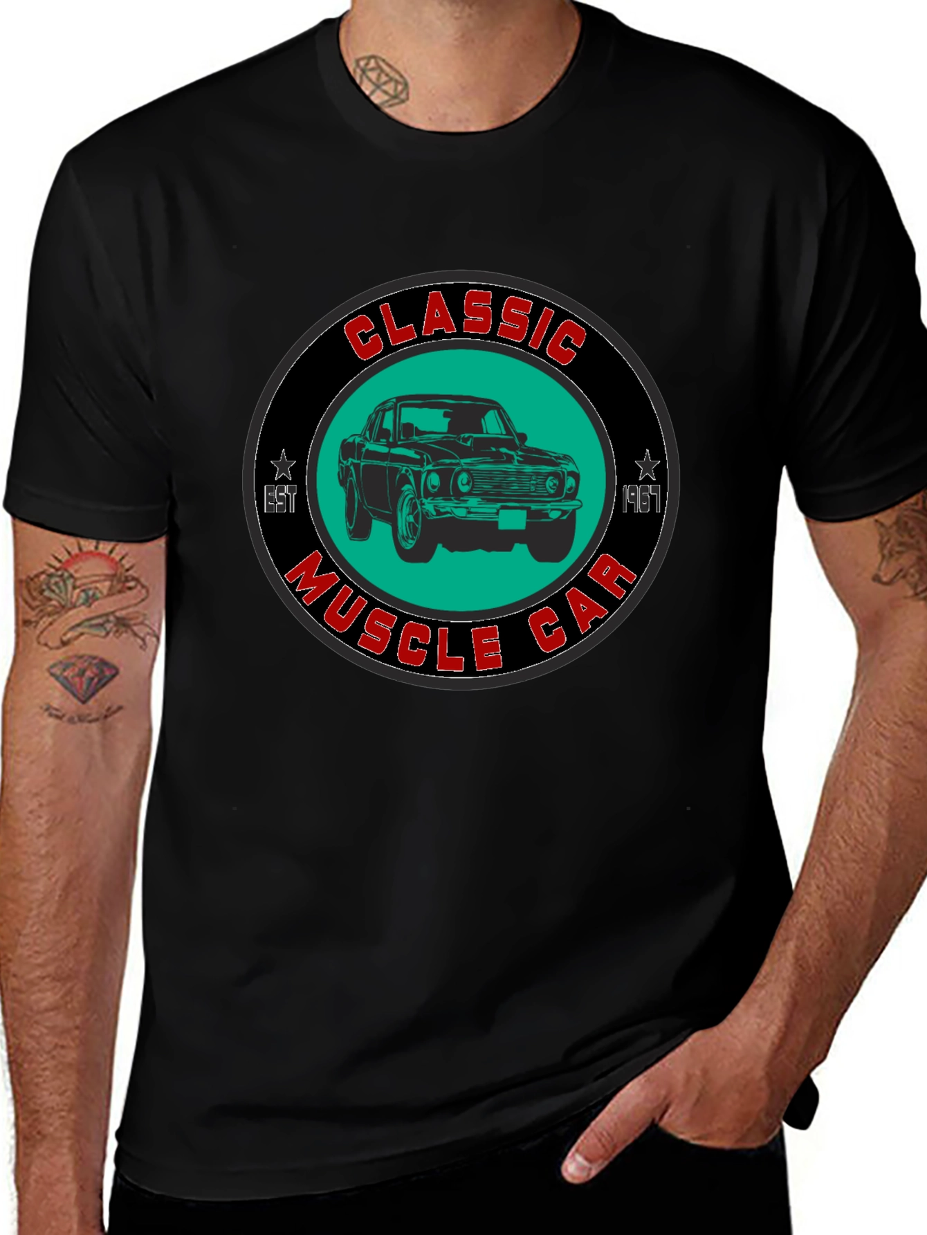 Classic Muscle Car T-Shirt - Vintage Design