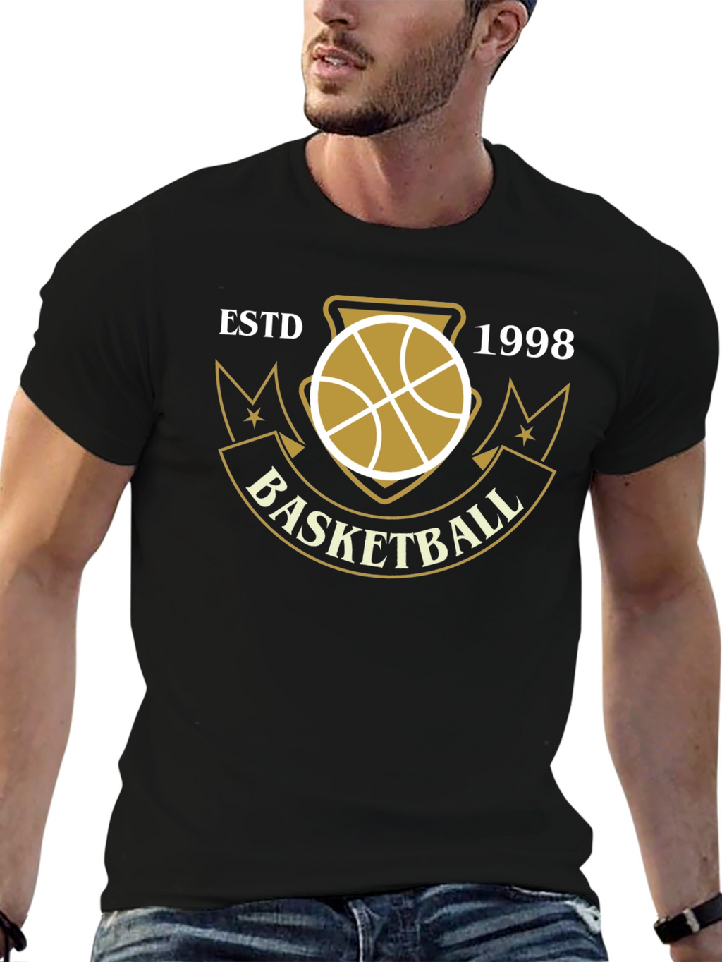 Basketball ESTD 1998 Graphic T-Shirt
