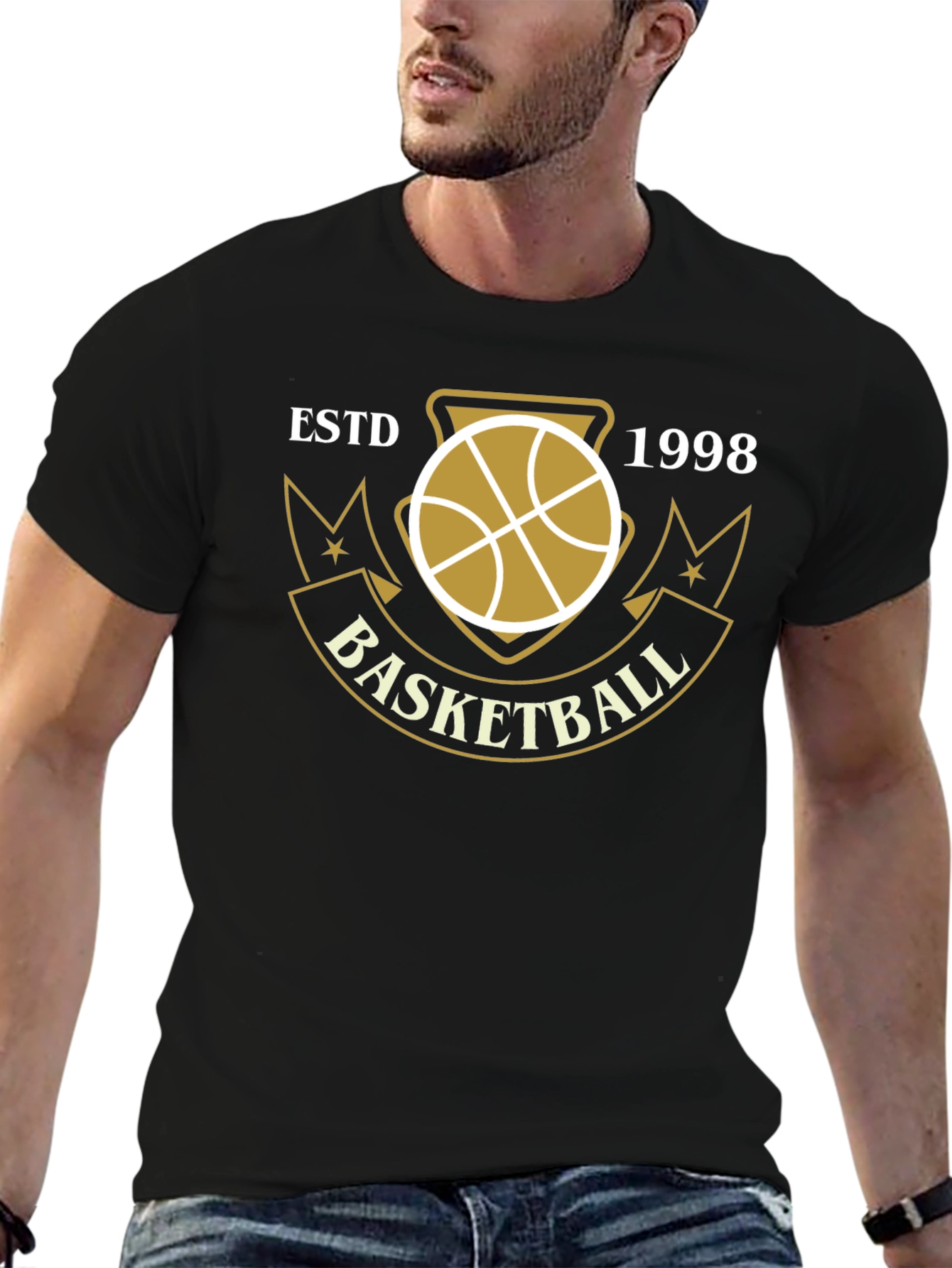 Basketball ESTD 1998 Graphic T-Shirt