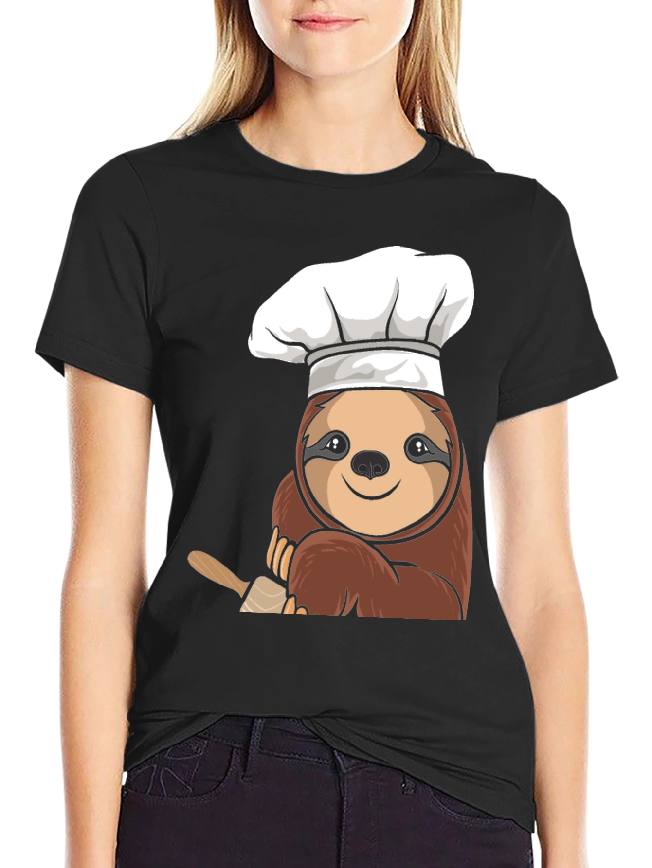 Chef Sloth T-Shirt - Cute Culinary Design