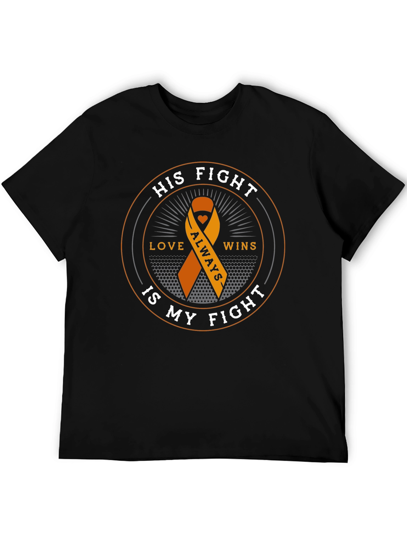 His Fight Is My Fight Awareness Ribbon T-Shirt