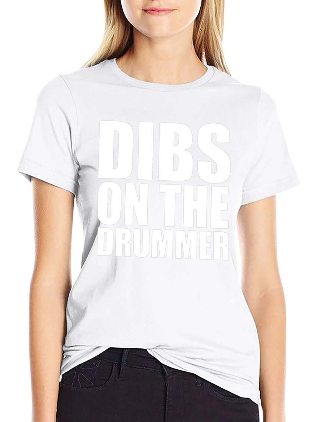Dibs on the Drummer Black T-Shirt