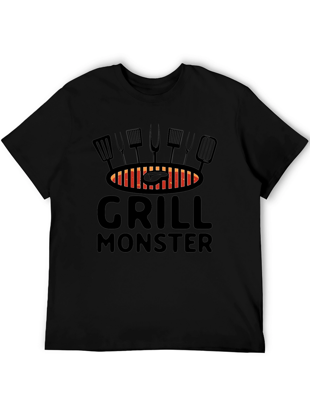 Grill Monster Graphic T-Shirt - BBQ Lover Tee