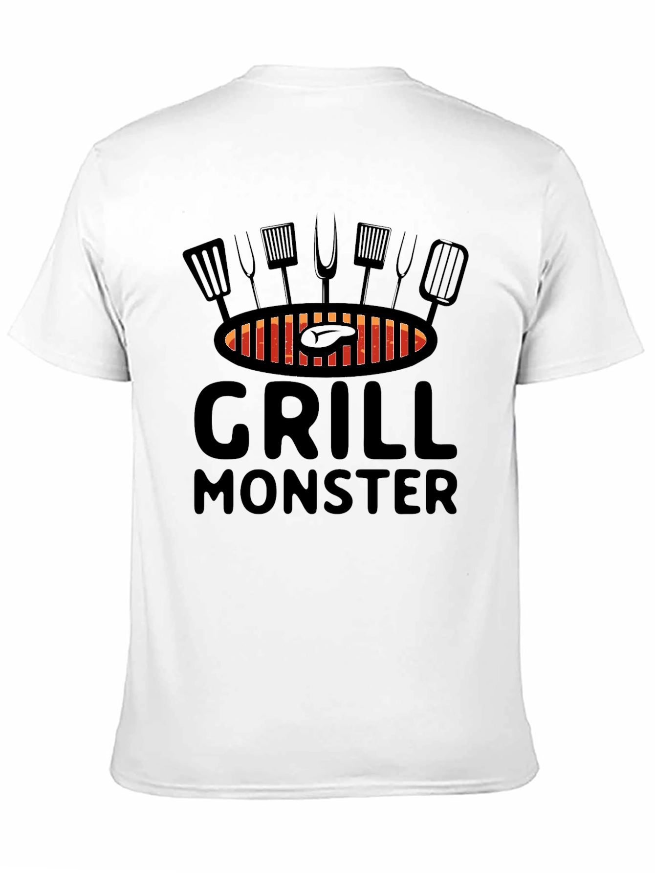 Grill Monster Graphic T-Shirt - BBQ Lover Tee